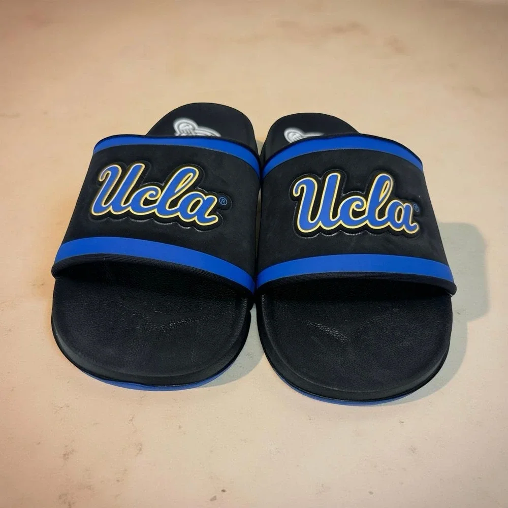 Nike UCLA Bruins Offcourt Slide Sandals Black Blue NCAA Men's Size 7 DX5209-002